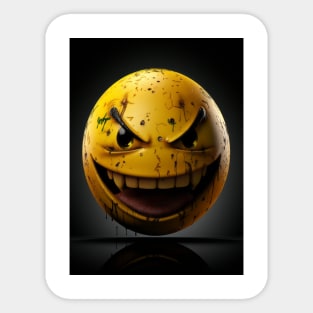 Crazy emoticon Sticker